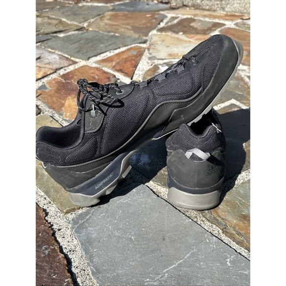 Adidas size 14  Sahale X Night Grey Black Mens Lifestyle Outdoor Sneakers FZ2328 - Picture 3 of 12